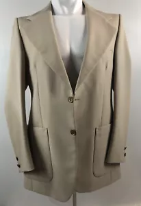 YSL Saint Laurent Anzug Blazer Jacke 40 Leinen Gold Logo Tasten - Bild 1 von 9