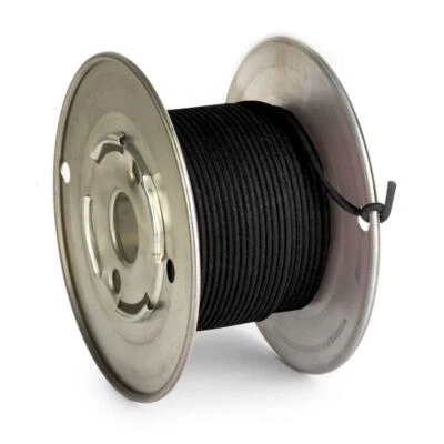 Gavitt Vintage Cloth Covered Hookup Wire 22 Gauge For Guitars / Amps - Black