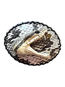 Original Rattle Snake  Cowboy Western Style Buckle Hebilla De Víbora Original - Picture 1 of 2