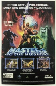 Masters of the Universe MotU He-Man Print Ad Game Poster Art Defender Grayskull - Picture 1 of 1