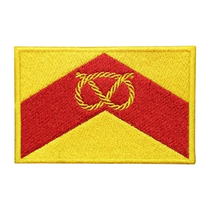 Staffordshire County Flag Patch Iron On Patch Sew On Badge Embroidered Patch - Picture 1 of 1