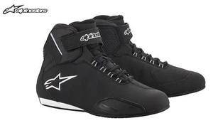 Scarpe moto donna impermeabili Alpinestars Stella Sektor WP black silver - Picture 1 of 1