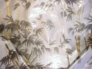 Tela de tapicería de seda de alto brillo asiática elegante en relieve de alto brillo Kravet Couture 9-3/4 años - Imagen 1 de 4