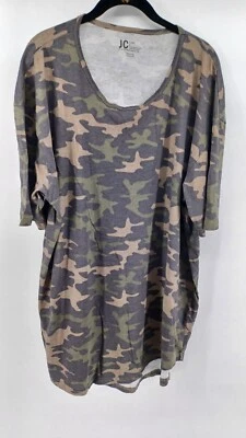 JC DISTRO Men's Camouflage T-Shirt Short Sleeve 3XL Hipster Hip Hop 100% Cotton. - Image 1 of 4