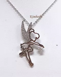 Colgante Campanilla Swarovski Disney ESTRELLA AB/Cristal Transparente Pavé RHS NUEVO 1068553 - Imagen 1 de 8