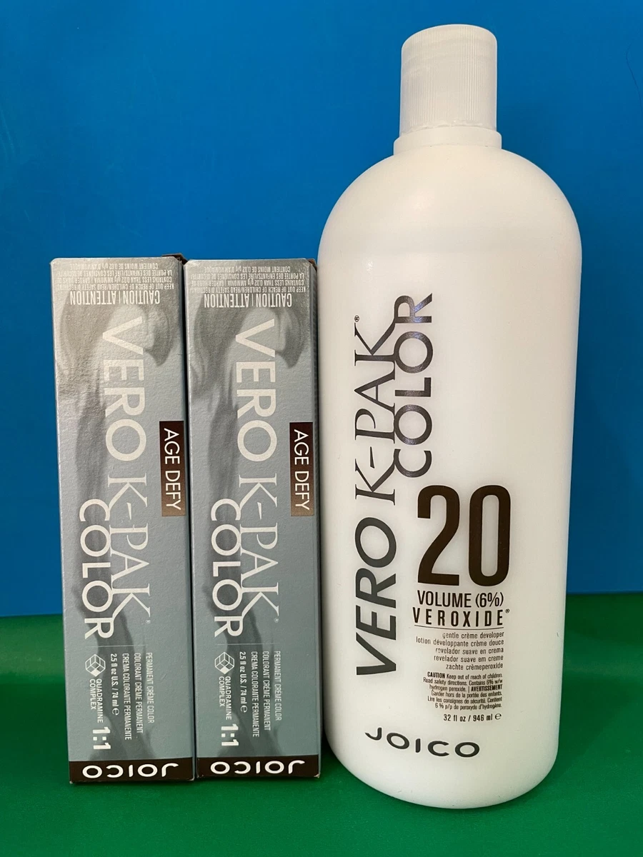 Joico Vero k-pak Age Defy Permanent Cream Hair Color 2.5oz (Choose