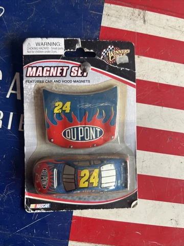 Jeff Gordon #24 Hood and Car Magnet Set Dupont Winners Circle Cover