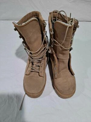 Wellco Mujeres Botas Desierto Puntera de Acero Aisladas Marrón Con Cordones Impermeables 4.5 W Foto 1 de 4