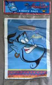 Vintage Disney Aladdin Genie Beutetüten 8 Tüten versiegelt Süßigkeiten Party - Bild 1 von 2