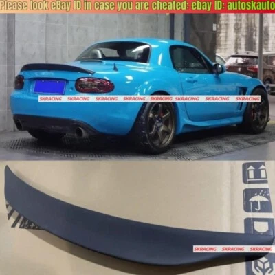 Alerón trasero del maletero cola de pato negro sin pintar para 06-15 Mazda MX5 MX-5 Miata Foto 1 de 4