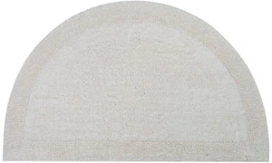 MY HOME Badematte , Badvorleger, Badezimmer Teppich , halbrund | 50 x 80 ,creme - Bild 1 von 1