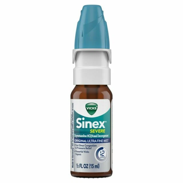 Vicks Sinex Severe Nasal Decongestant Spray Treatment - 0.5 fl oz
