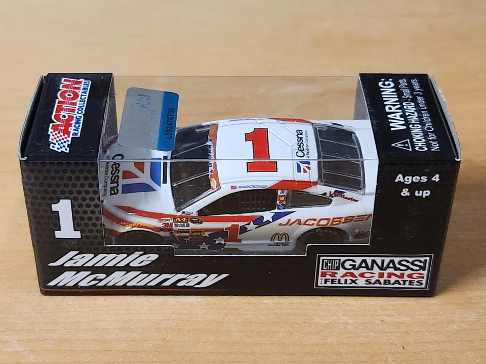 2014 #1 Jamie McMurray Cessna Salutes Jacobsen 1/64 Acción NASCAR Diecast Foto 1 de 1