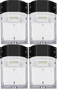 4Pk 30W LED Wall Pack Light for Outdoor Daylight Dusk to Dawn Security Lighting - Picture 1 of 9