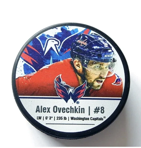 Alex Ovechkin Washington Capitals Collectible NHL Inglasco Hockey Puck Cover