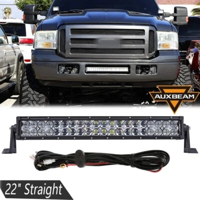 Barra de luz LED de 22 pulgadas para parachoques delantero oculto Fit Ford F250 F350 Superduty 99-17 Foto 1 de 4