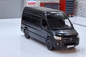Mercedes Sprinter Van Black 1:48 Scale - Picture 1 of 7