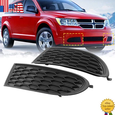Juego de cubierta de luz antiniebla para Dodge Journey 2011-2020 lado delantero del conductor y del pasajero Foto 1 de 4
