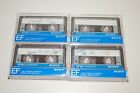 Lot Of 4 Sony Ef 60 Blank Cassette Tapes