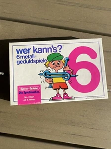 Wer kann‘s? 6 lustige Metall - Geduldsspiele - Bild 1 von 3