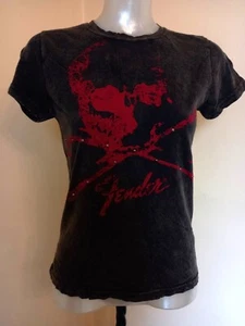 Womens Fender by Da Vinci Fitted T-Shirt  Y2K Vintage BNWT  uk Sz M 34 - Picture 1 of 4