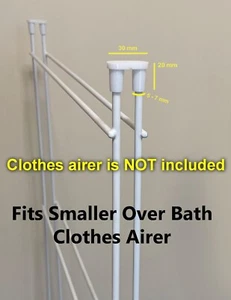 Over Bath Clothes Airer SMALL CLIP HINGE REPAIR (Airer is not included) - Picture 1 of 4