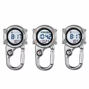 Outdoor Watch Stopwatch Clip on Hanging Watch Quartz Watch for Climbing Hiking - Picture 1 of 29