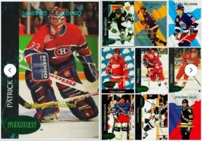 100++ PARKHURST 1992 NHL RC HOCKEY EMERALD SET ( 1-240 ) LOT .. YOU PICK LIST - Image 1 of 2