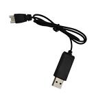 USB Battery Charging Cable 3.7V with Indicator Light Black Replaces RC Drone