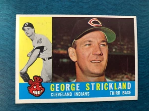 1960 TOPPS BASEBALL CARD GEORGE STRICKLAND #63 (NM) - Picture 1 of 2