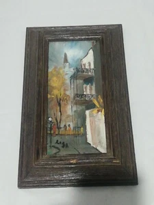 BEAUTIFUL Paintings By Lisa framed painting on canvas hand painted - Picture 1 of 8