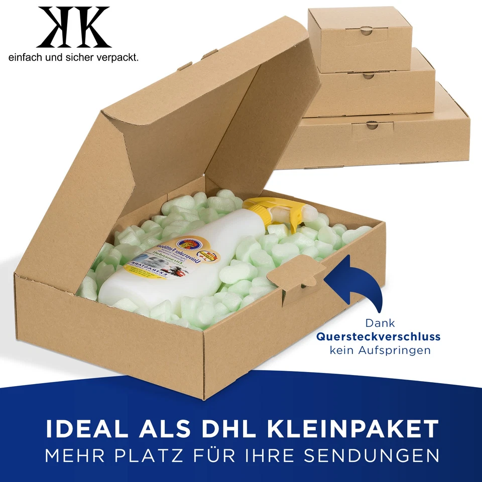 DHL Kleinpaket Faltschachteln Versandkartons Kartons Faltkartons Höhe 8 cm - Bild 1 von 1