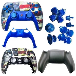 Broken America PS5 Controller Shell Kit Patriotic DualSense Faceplate Blau Mod - Bild 1 von 5
