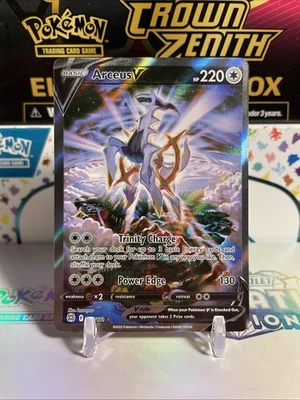 Arceus V 166/172 Alternate Art Brilliant Stars Sword and Shield Pokemon TCG - Image 1 of 4