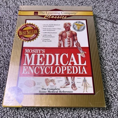 Vintage Mosby's Medical Encyclopedia New PC CDROM Box Version 97 Home Reference - Image 1 of 2