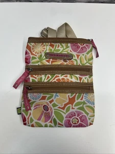 Lily Bloom Mini Crossbody Floral Multi Section Schultertasche Handtasche Blumen - Bild 1 von 6