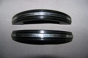 Two, Vintage, Thin, LIGHTWEIGHT, Plastic, Furniture Handles / Pulls - SEE INFO - Picture 1 of 8
