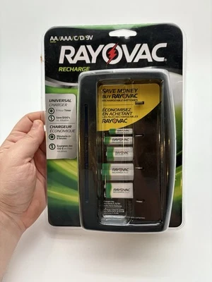 Новое перезаряжаемое универсальное зарядное устройство Rayovac Sku 35 - Изображение 1 из 2