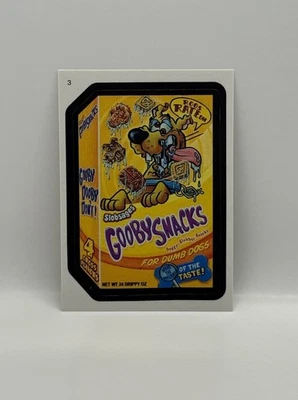 Topps Wacky Packages 2006 Trading Sticker  Gooby Snacks #3 - Image 1 of 2