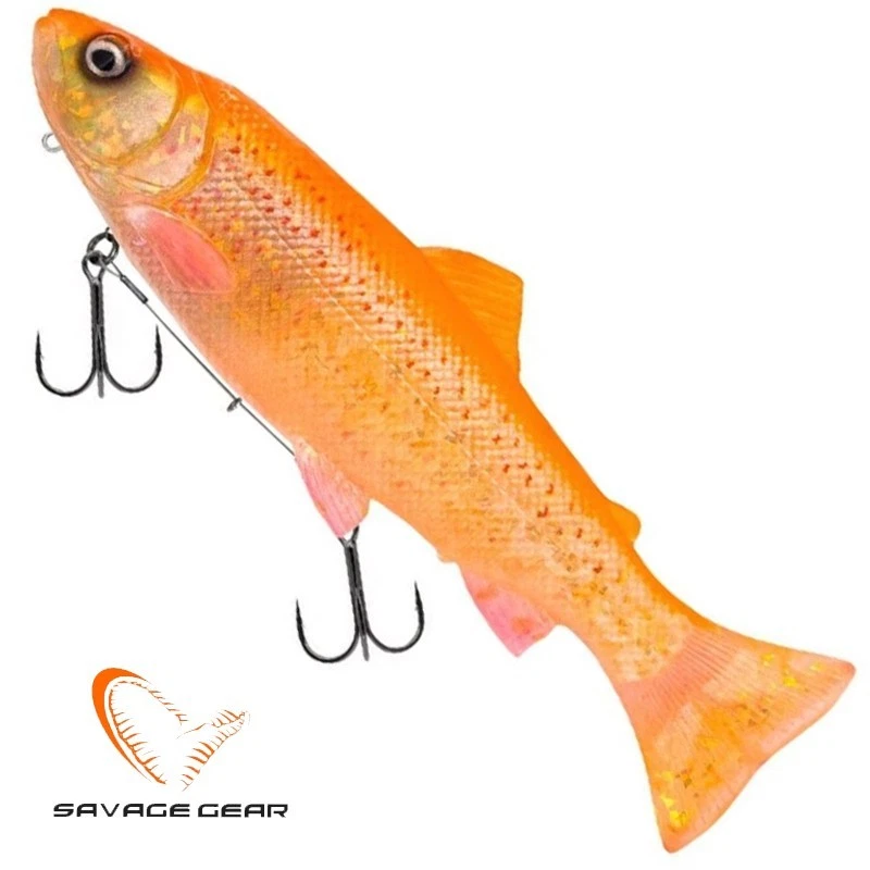 Savage Gear 3D Line Thru Pulsetail Trout  20cm 102g #1 Sink Slow Golden Albino - Image 1 of 1