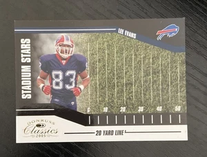 2005 Donruss Classics - Stadium Stars Lee Evans #SS-5 20 Meter Linie /250 Scheine - Bild 1 von 2