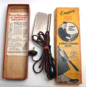 Vintage Empire Trouser Presser Electric in Original Box  With Instructions - Picture 1 of 13