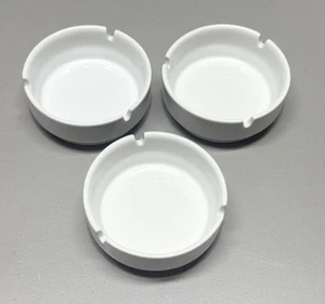 Vintage Schmidt Porcelana Porzellan 3er Set Porzellan weiß Aschenbecher BRASIL - Bild 1 von 4