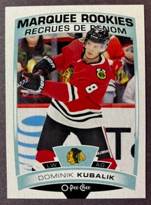 2019-20 O-Pee-Chee Update Marquee Rookies 630 Dominik Kubalik Chicago Blackhawks - Imagen 1 de 1