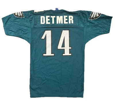 Camiseta Philadelphia Eagles Ty Detmer Champion Talla 40 Verde  Foto 1 de 4