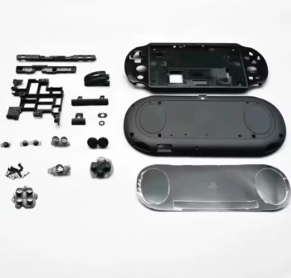 PS VITA 2000 Replacement Parts Housing Shell Front, Rear, Buttons PSV2000 Black - Image 1 of 1