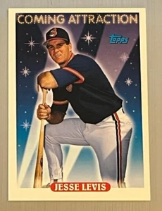 Jesse Levis RC 1993 Topps Baseball Rookie Card #801 Cleveland Indians + BONUS - Picture 1 of 1