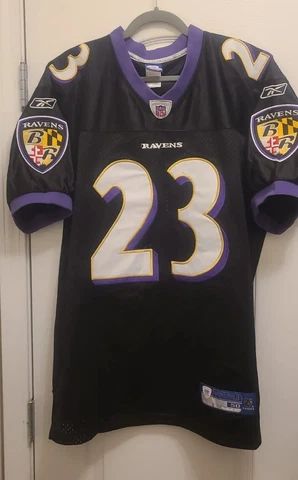 Baltimore Ravens Willis McGahee Authentic Stitched Reebok NFL Jersey Size 50 Cover