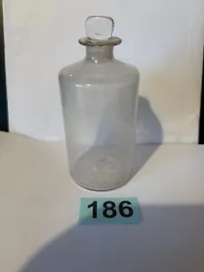 pontilled chemist bottle with stopper approx 5.5" tall to stopper,2.5" wide - Picture 1 of 7