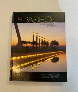 USED De Paseo Spanish Textbook Hard Cover Fourth Edition 4th College Long Macian - Imagen 1 de 8